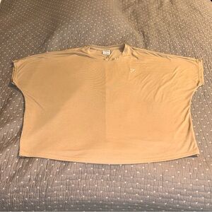 Gymshark Slightly Cropped Dolman Short Sleeve Tee Size Large